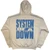 System Of A Down Unisex Pullover Hoodie: Milan Event Tour '26 (Natural) (Back Print)