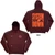 System Of A Down Unisex Pullover Hoodie: Dusseldorf Event Tour '26 (Maroon) (Back Print)