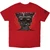 Tool Unisex Red Tee: Faces (Back Print)