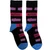 Buzzcocks Unisex Socks: Stripes & Logos (Black) (UK Size 6 - 11)