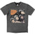 The Beatles Unisex Stone Wash: Rubber Soul (Charcoal Grey) (Back Print)