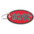 AC/DC Patch Keychain: Oval Logo (Double Sided)
