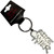 Alice Cooper Keychain: Dripping Logo Silver