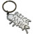 Alice Cooper Keychain: Dripping Logo Silver