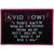 David Bowie Standard Patch: I Dont Know Where I'm Going