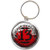 Black Sabbath Keychain: 13 Flame Circle (Photo Print)