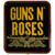Guns N' Roses Pin Badge: Stacked Black
