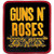Guns N' Roses Standard Patch: Stacked Black (Black)