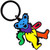 Grateful Dead Keychain: Yellow Body Dancing Bear