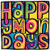 Happy Mondays Fridge Magnet: Dayglo Logo
