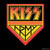 KISS Single Cork Coaster: Army Pennant