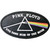 Pink Floyd Standard Patch: Dark Side of the Moon Oval Black Border