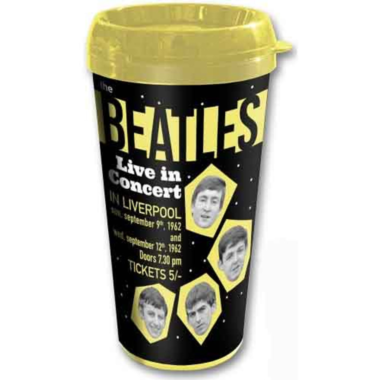 The Beatles Travel Mug: Live In Concert