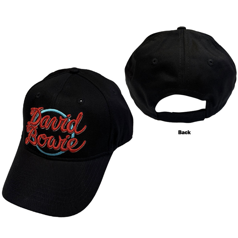 David Bowie Unisex Baseball Cap: 1978 World Tour (Black)