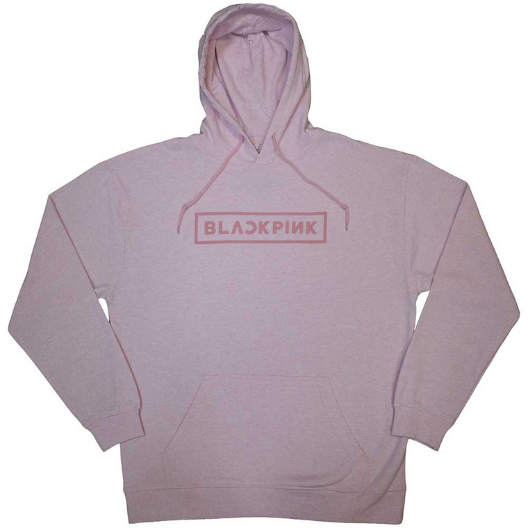 BlackPink Unisex Pullover Hoodie: Logo (Light Pink)
