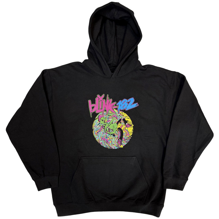 Blink-182 Unisex Pullover Hoodie: Overboard Event (Black)