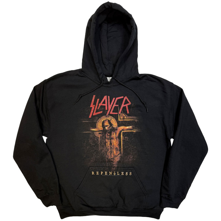 Slayer Unisex Pullover Hoodie: Repentless Crucifix (Black)