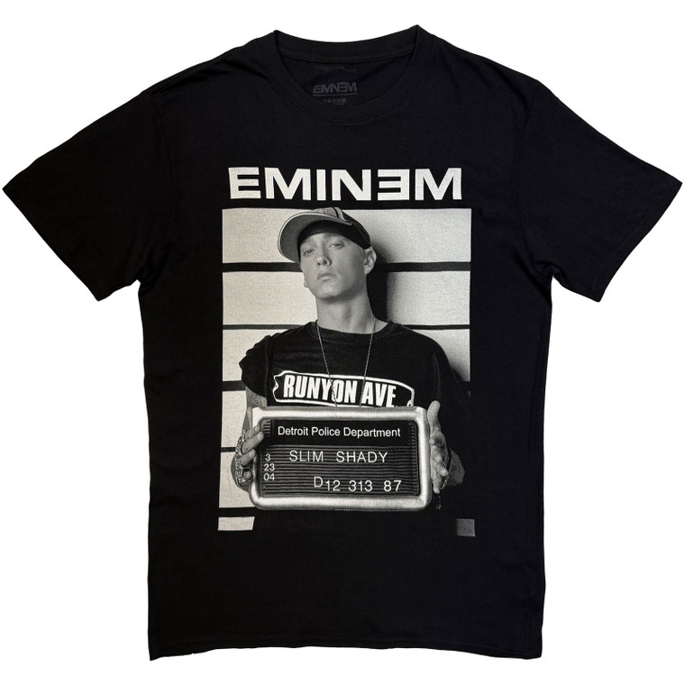 Eminem Unisex T-Shirt: Arrest (Black)