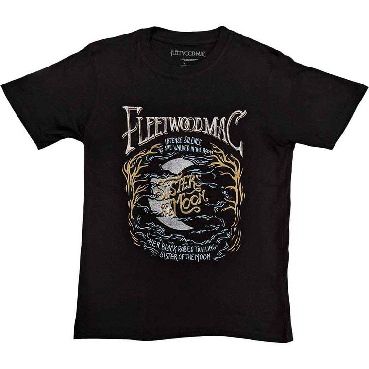 Fleetwood Mac Unisex T-Shirt: Sisters Of The Moon (Black)