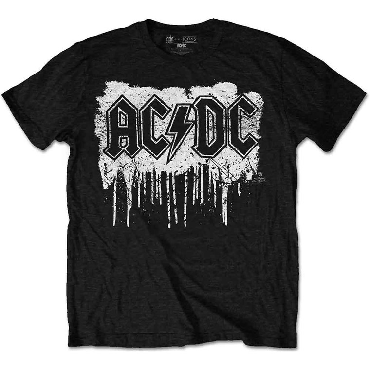 AC/DC Unisex T-Shirt: Dripping With Excitement (Black)