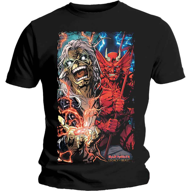 Iron Maiden Unisex T-Shirt: Duality (Black)