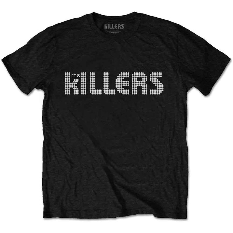 The Killers Unisex T-Shirt: Dots Logo (Black)