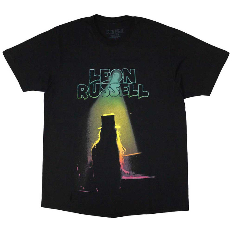 Leon Russell Unisex T-Shirt: Masquerade (Black)