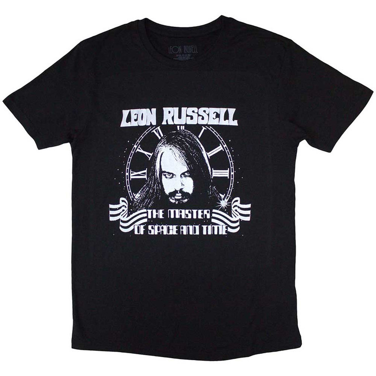 Leon Russell Unisex T-Shirt: Space & Time (Black)