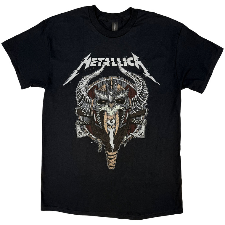 Metallica Unisex T-Shirt: Viking (Black)