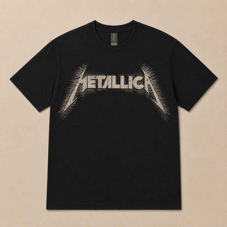Metallica Unisex T-Shirt: Spiked (Black) (Back Print)