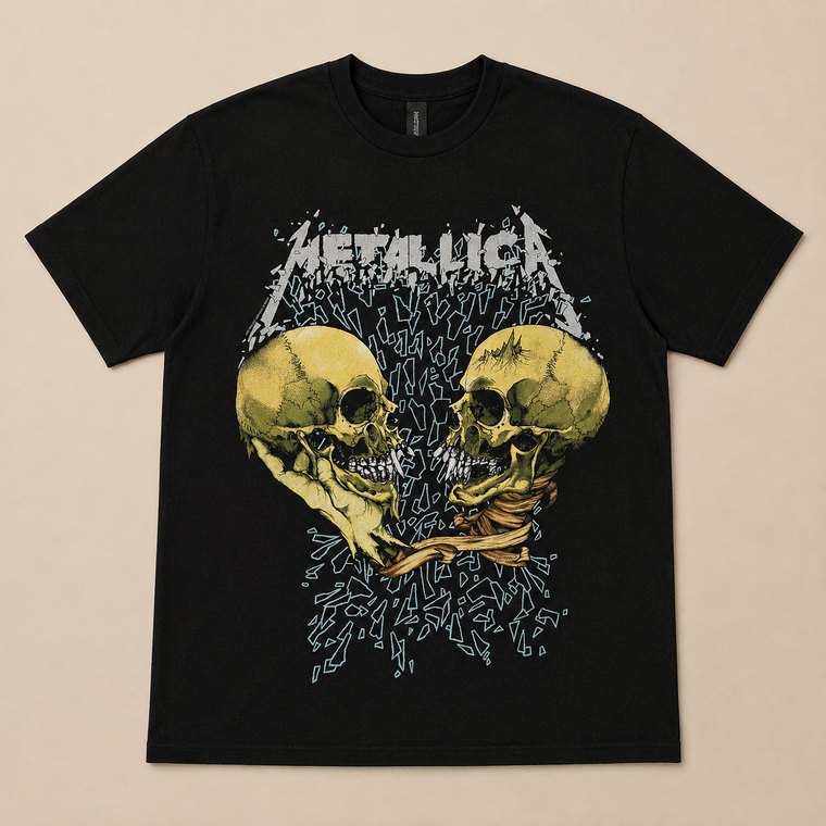 Metallica Unisex T-Shirt: Sad But True (Black) (Back Print)