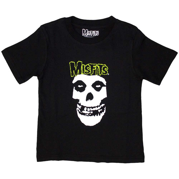 Misfits Kids T-Shirt: Skull & Logo (Black)