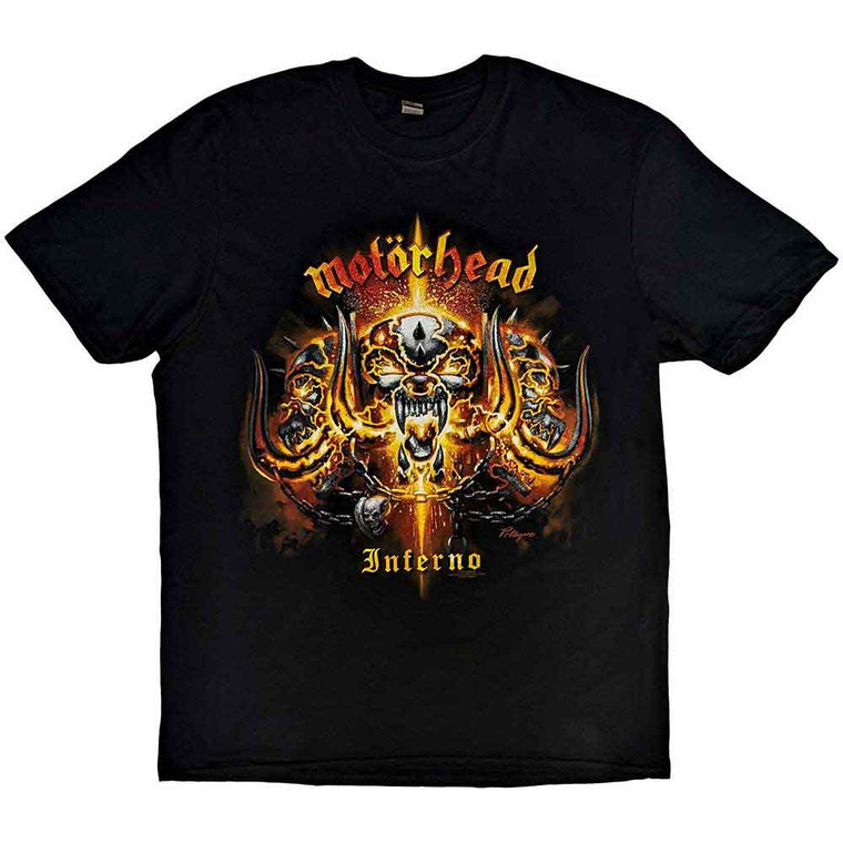 Motorhead Unisex T-Shirt: Inferno (Black)