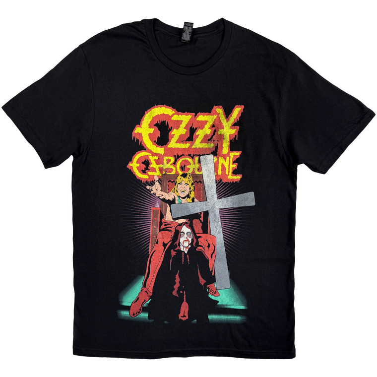 Ozzy Osbourne Unisex T-Shirt: Speak of the Devil Vintage (Black)