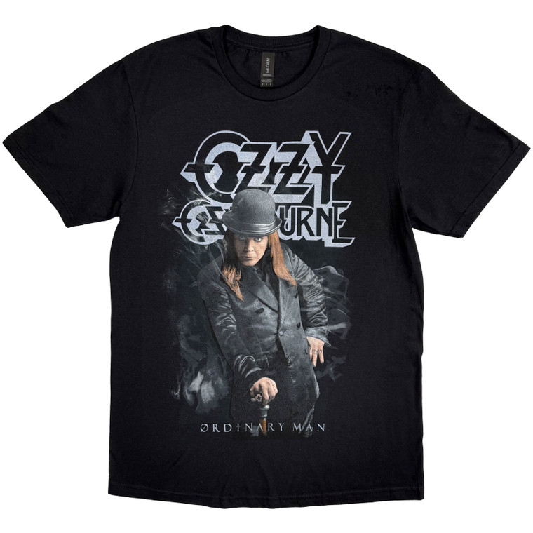 Ozzy Osbourne Unisex T-Shirt: Ordinary Man Standing (Black)