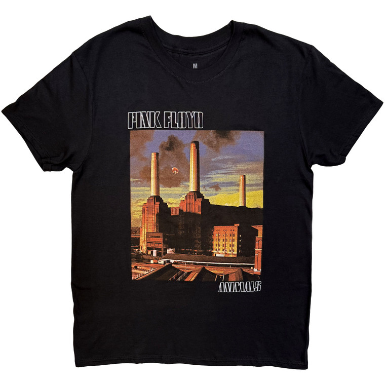 Pink Floyd Unisex T-Shirt: Animals Album (Black)