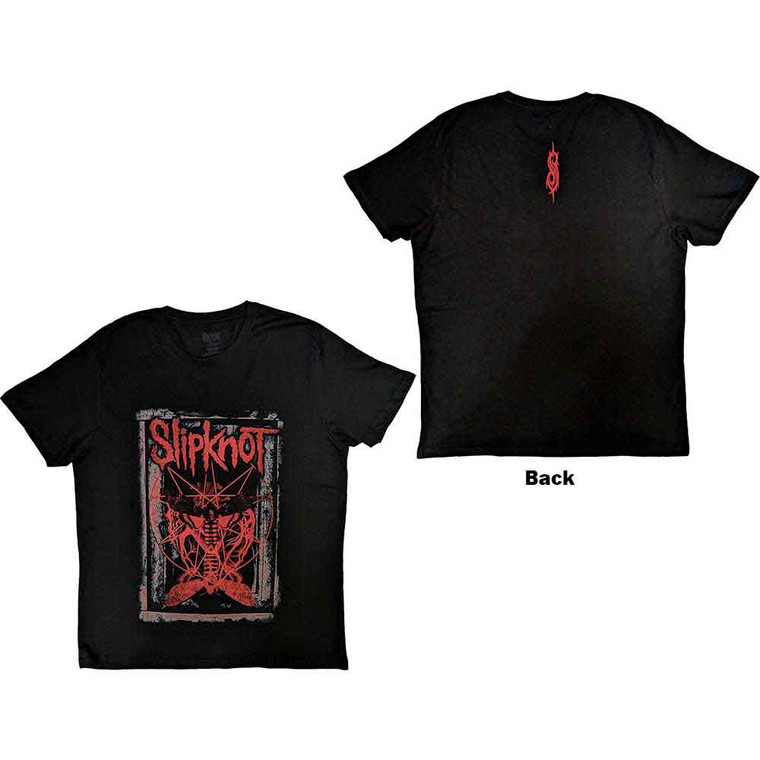 Slipknot Unisex T-Shirt: Dead Effect (Black) (Back Print)
