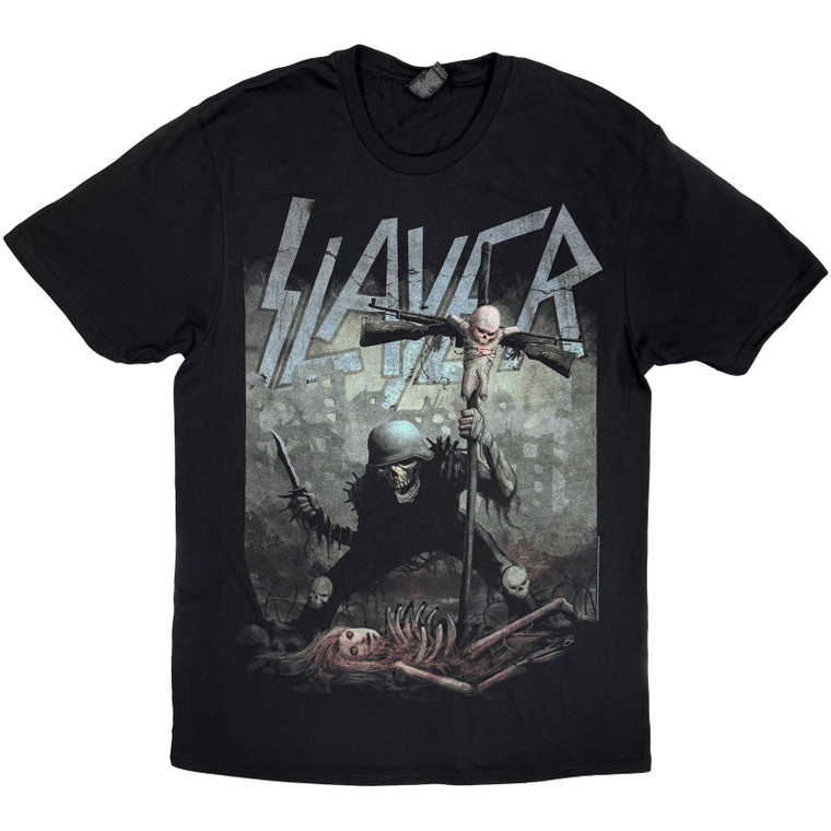 Slayer Unisex T-Shirt: Soldier Cross (Black)