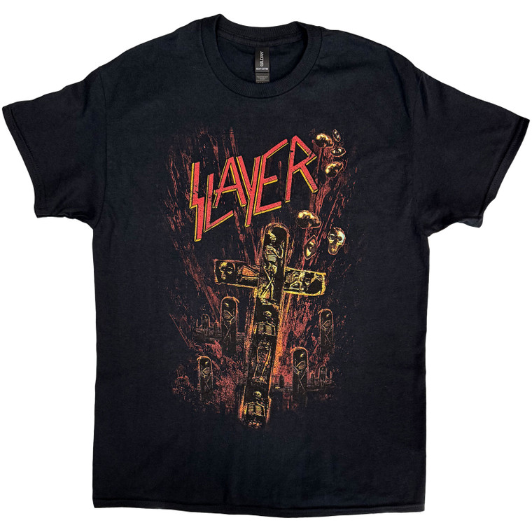 Slayer Unisex T-Shirt: Blood Red (Black)