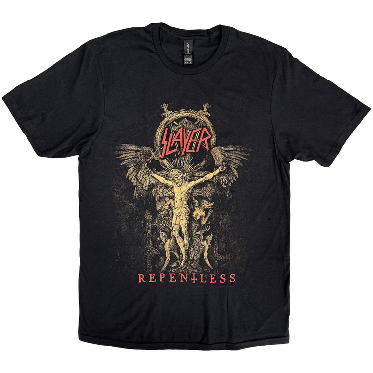 Slayer Unisex T-Shirt: Cruciform Skeletal (Black)