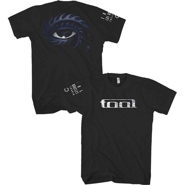 Tool Unisex T-Shirt: Big Eye (Black) (Back & Sleeve Print)