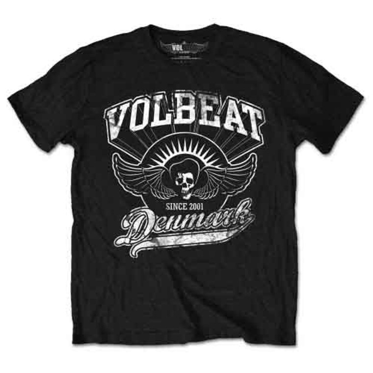 Volbeat Unisex T-Shirt: Rise from Denmark (Black)