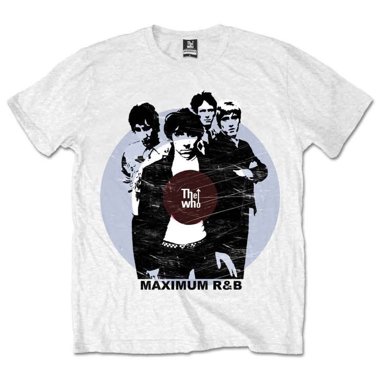 The Who Unisex Retail Pack T-Shirt: Maximum R&B (White)