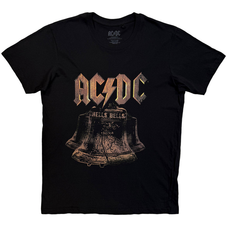 AC/DC Unisex T-Shirt: Brass Bells (Black)