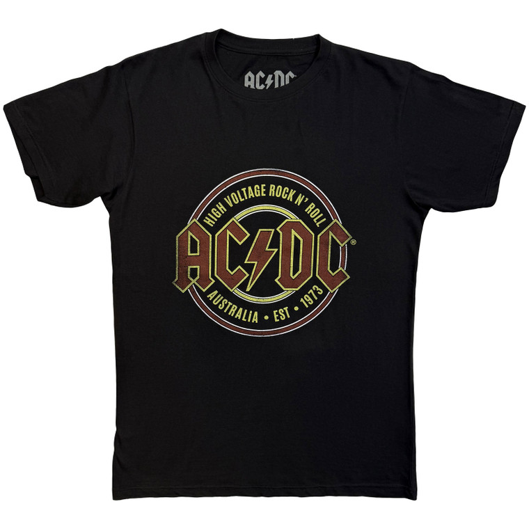 AC/DC Unisex T-Shirt: Est. 1973 (Black)