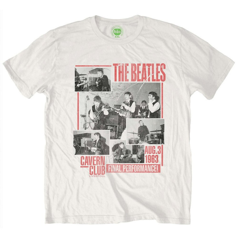 The Beatles Unisex T-Shirt: Final Performance (White)