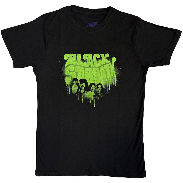 Black Sabbath Unisex T-Shirt: Graffiti (Black)