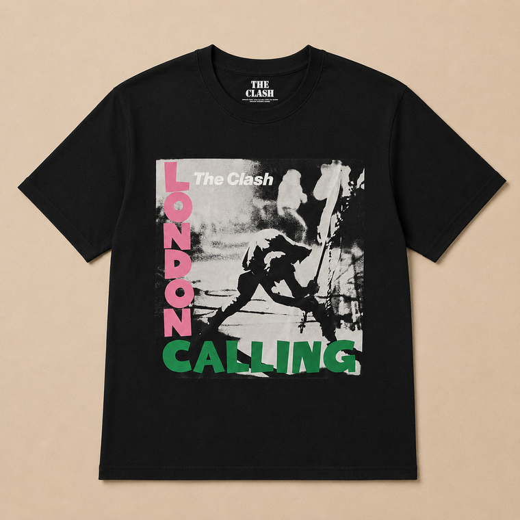The Clash Unisex T-Shirt: London Calling (Black)