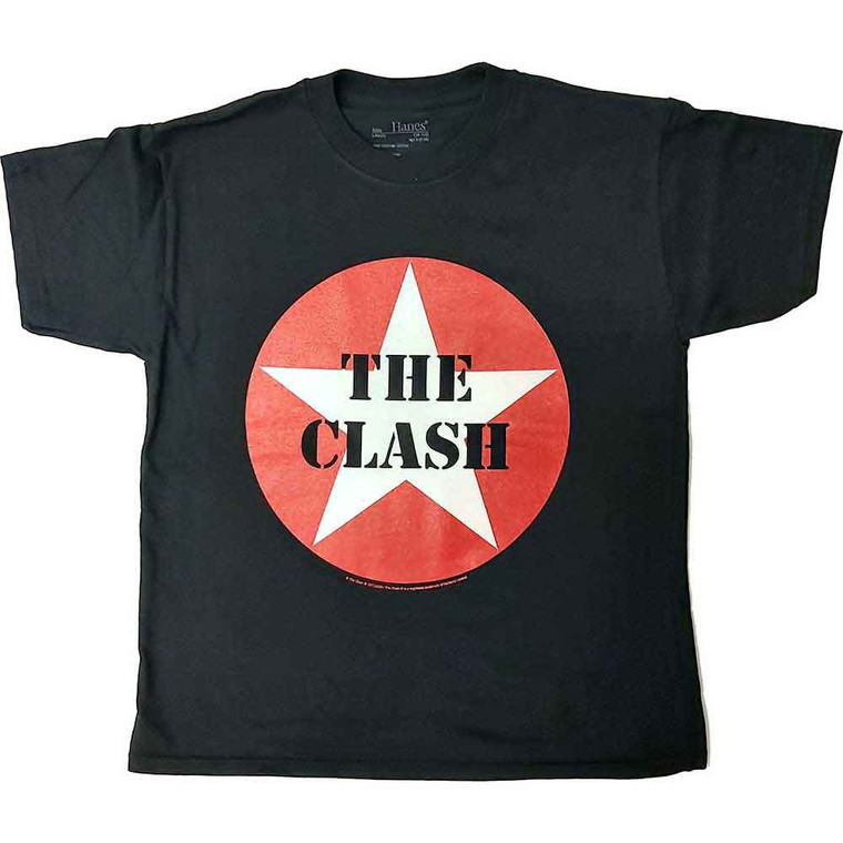 The Clash Kids T-Shirt: Classic Star (Black)