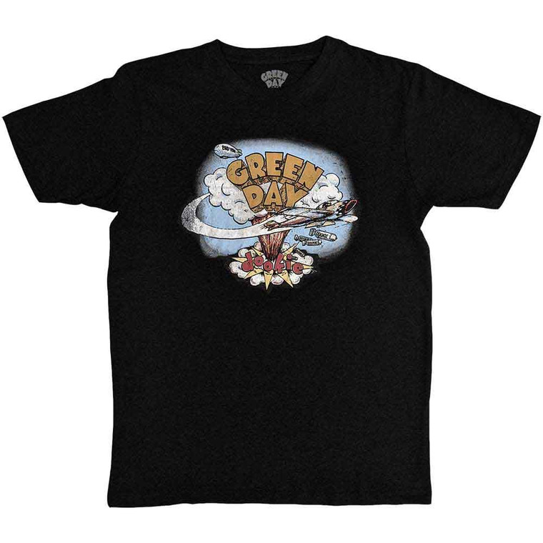 Green Day Unisex T-Shirt: Dookie Vintage (Black)